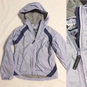 3/$30 💋 Columbia lavender and purple rain coat